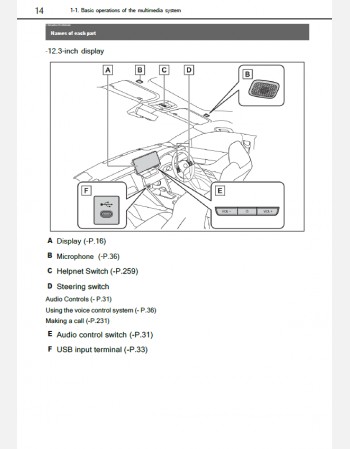 toyota harrier 2023-2024 navigation & multimedia system manual